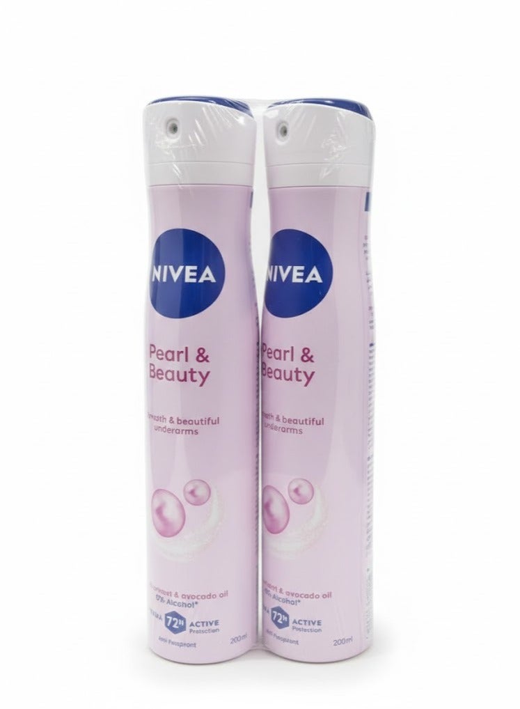 بخاخ مضاد للتعرق لؤلؤة وجمال عبوة من 2